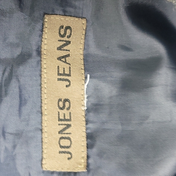 Jones Jeans Wool Plaid Shacket Button Down Chest Pockets Longsleeve Shirt Jacket - Picture 4 of 9